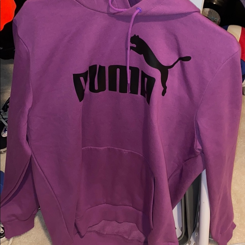 purple puma hoodie